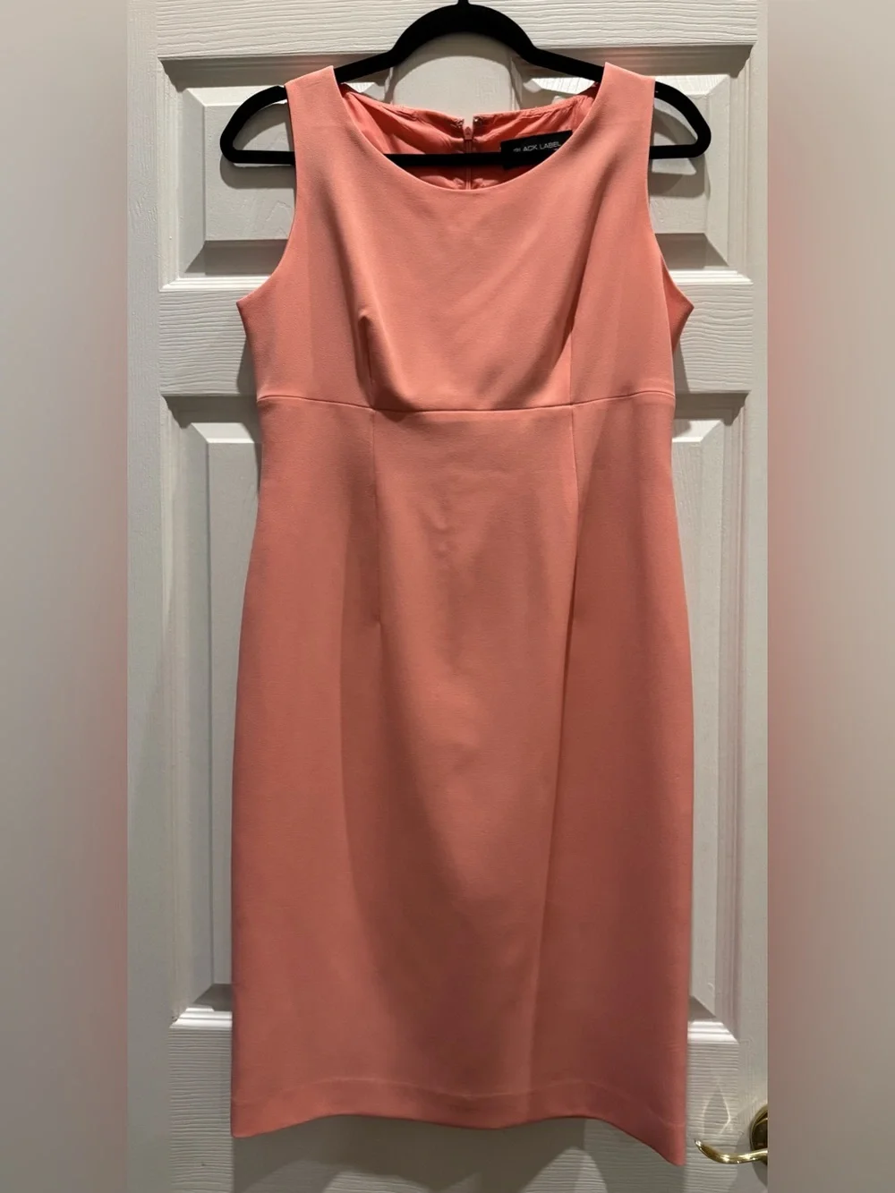 Evan Picone: Black Label: Women’s: Sleeveless Coral Shift Dress Size 4 - Picture 1 of 14